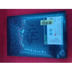 Outlet Teczka z przegródkami czarna A4 Leitz plastik elegancki design dom