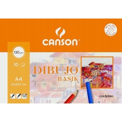 Outlet Zestaw 16 sztuk kartek papieru rysunkowego 130g/m A4 do rysowania