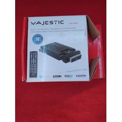 USZKODZONY Tuner dekoder DVB-T Majestic DEC 663 zestaw ruchomy port OPIS