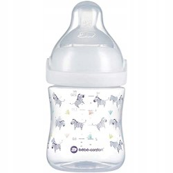 Butelka silikonowa 150 ml Bebe Comfort 0m+ zebra BPA FREE CE
