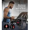 Outlet ESFOE INTELIGENTNY ZEGAREK DLA MĘŻCZYZN 1.39" 135550 sportowy zestaw