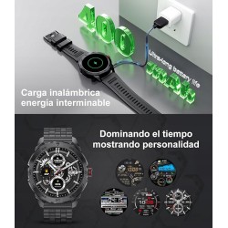 Outlet ESFOE INTELIGENTNY ZEGAREK DLA MĘŻCZYZN 1.39" 135550 sportowy zestaw