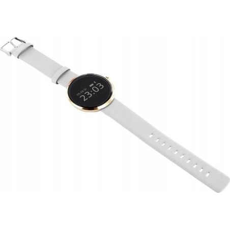 Outlet Smartwatch X-WATCH Siona Color Fit biały z ładowarką sportowy OPIS