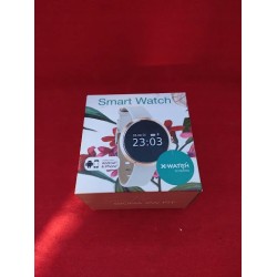 Outlet Smartwatch X-WATCH Siona Color Fit biały z ładowarką sportowy OPIS