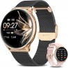 Outlet BANLVS G35 smartwatch Bluetooth czarnozłoty IP68 z 120 trybami sport