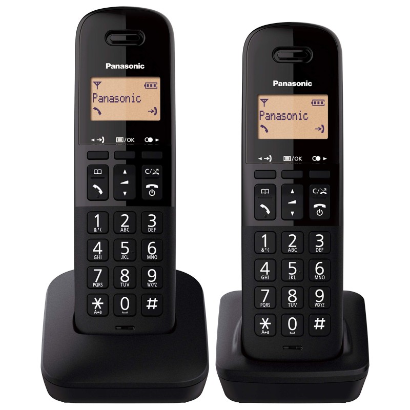 Outlet Panasonic KX-TGB612 Cyfrowy Bezprzewodowy Telefon DUO ekran 1,4 cali