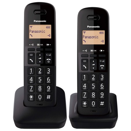 Outlet Panasonic KX-TGB612 Cyfrowy Bezprzewodowy Telefon DUO ekran 1,4 cali