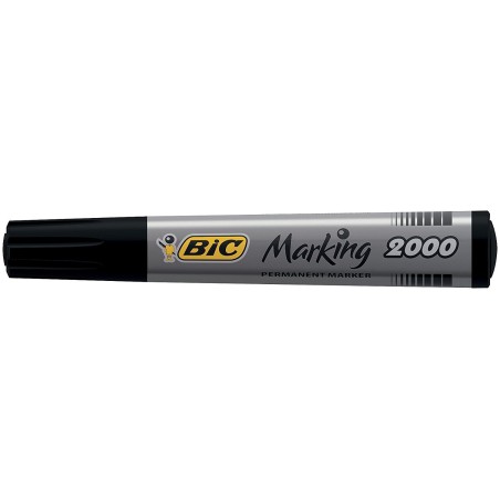 Outlet Zestaw Czarny Marker dekoracyjny czarny BIC 12 sztuk do pracy szkoły