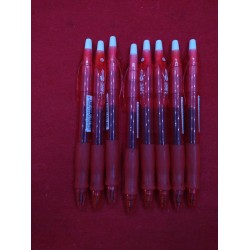 Outlet zestaw 8 sztuk Długopis żelowy BIC GELOCITY czerwony ergonomiczny