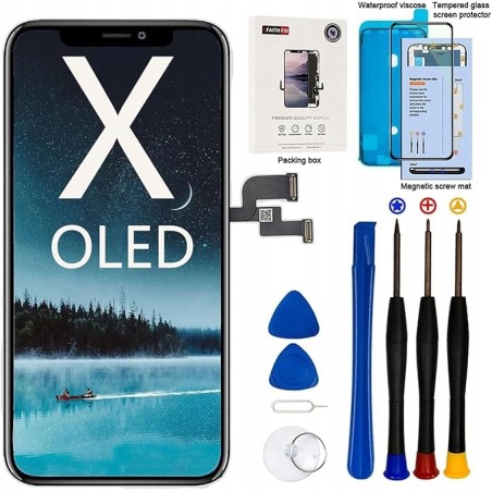 Outlet Zestaw wymiany wyświetlacza EFAITH IPHONE X wyświetlacz, narzędzia