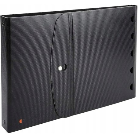 Outlet Exacompta teczka prezentacyjna czarna multi task wbudowanymi folie