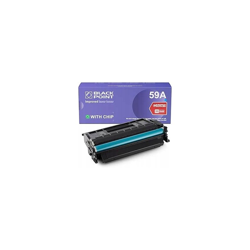 Uszkodzony Toner ZtotopCase do drukarki HP czarny Black Point OPIS zestaw