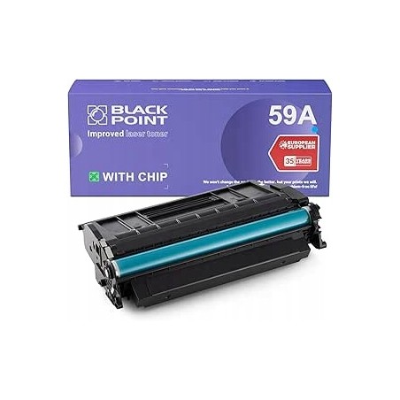 Uszkodzony Toner ZtotopCase do drukarki HP czarny Black Point OPIS zestaw