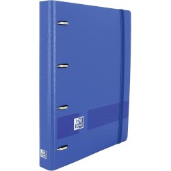 Outlet Segregator Oxford TouchEuropeanbinder A4 niebieski/granatowy z gumką