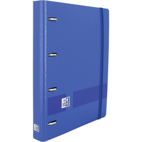 Outlet Segregator Oxford TouchEuropeanbinder A4 niebieski/granatowy z gumką