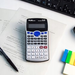 Outlet kalkulator naukowy Plus Office szary/czarny funkcje FX-224 OPIS math