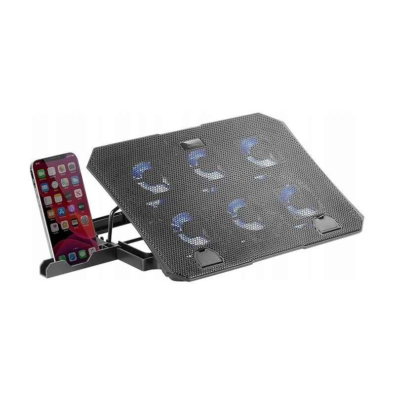 Outlet MARSGAMING podstawka pod laptop OPIS podświetlana uchwyt smartfona
