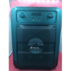 Outlet Głośnik przenośny NGS Roller Lingo czarny 20W z kimrofonem karaoke