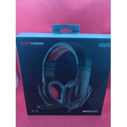 Outlet Słuchawki nauszne Mars Gaming MH020 czarny OPIS dla graczy komputer