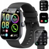 Uszkodzony Smartwatch Jugeman czarny pasek tracker formy fitnessu zdrowie