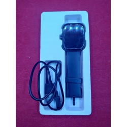 Uszkodzony Smartwatch Jugeman czarny pasek tracker formy fitnessu zdrowie