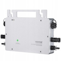 Outlet VEVOR Solar Mikroinwerter 800W Wodoodporny Mikroinwerter Srebro OPIS