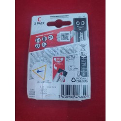 Outlet Zestaw 2 sztuk Bateria alkaliczna Energizer C L(R14) 1.5V-1.5B duże