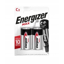 Outlet Zestaw 2 sztuk Bateria alkaliczna Energizer C L(R14) 1.5V-1.5B duże