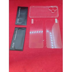 Outlet Qasyfanc Zestaw etui i szkiełek do Xiaomi Redmi 13/Poco M6 ochrona