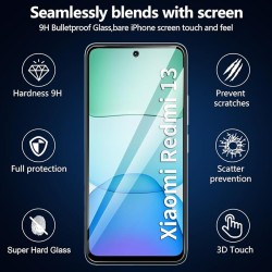 Outlet Qasyfanc Zestaw etui i szkiełek do Xiaomi Redmi 13/Poco M6 ochrona