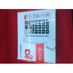 Outlet Telefon przewodowy Swissvoice ATL1418644 OPIS biały słuchawka stacja