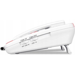 Outlet Telefon przewodowy Swissvoice ATL1418644 OPIS biały słuchawka stacja