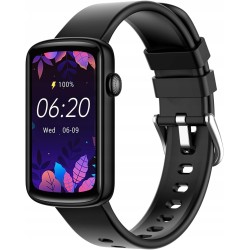 Outlet LYNN2 Smartwatch 1,47" Tracker Tętno Saturacja Sen Android OS CZARNY