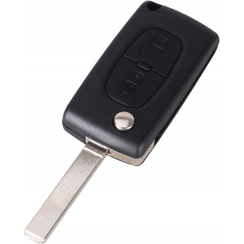 PHONILLICO Zamiennik kluczyka do Peugeot 2 przyciski bez gniazda baterii PHONILLICO Zamiennik kluczyka do Peugeot 2 przyciski bez gniazda baterii