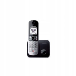 Outlet Telefon Stacjonarny Panasonic KX-TG6852SPB wyświetlacz LCD 1.8 cali