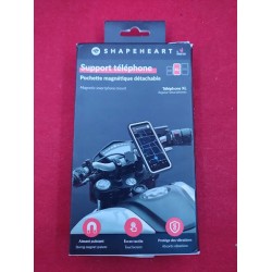 Outlet Uchwyt motocyklowy Shapeheart XL Magnetique czarny z etui regulowany