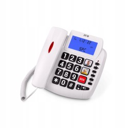 Outlet Telefon Stacjonarny SPC Internet 3296B Biały/czarny OPIS