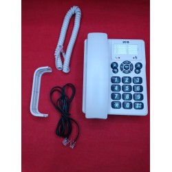 Outlet Telefon przewodowy SPC 3602 OPIS polarna biel / czarne ze stacyjka