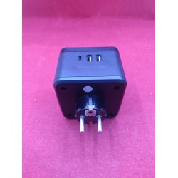 Outlet Kostka do kontaktu nocne światełko rozszerzenie czarna night light