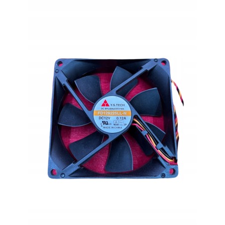 Outlet Wentylator osiowy YS TECH FD129225LL-N(1A3K), 12 V/DC, 64.74 m³/h