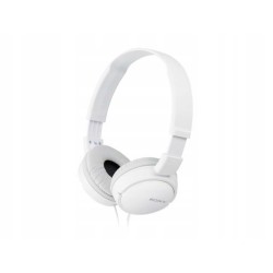 USZKODZONY Słuchawki nauszne Sony MDR-ZX110AP białe podwójny kabel Jack