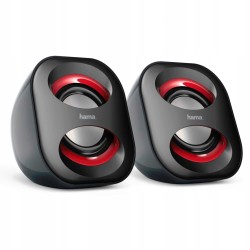 Outlet Zestaw głośników 2.0 Hama Sonic Mobil 183 3 W czarny stereo speakers