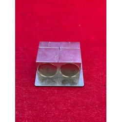 SIGEL BA707 ultra mocne magnesy SuperDym srebrne wymiary 2 x 2 x 3 cm