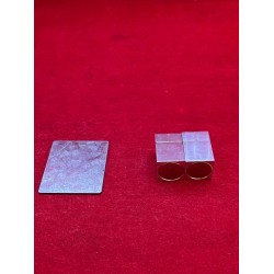 SIGEL BA707 ultra mocne magnesy SuperDym srebrne wymiary 2 x 2 x 3 cm