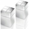 SIGEL BA707 ultra mocne magnesy SuperDym srebrne wymiary 2 x 2 x 3 cm