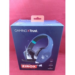 USZKODZONY Słuchawki wokółuszne Trust GXT 415B Zirox OPIS granatowe gaming