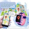 Uszkodzony PTHTECHUS X6 Smartwatch Dziecięcy różowo-fioletowy multi-funkcje
