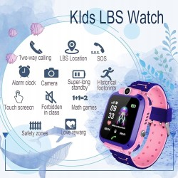 Uszkodzony PTHTECHUS X6 Smartwatch Dziecięcy różowo-fioletowy multi-funkcje