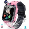 Outlet Smartwatch dla dzieci JUBUNRER różowy wodoodporny IP68 SOS zegar gry