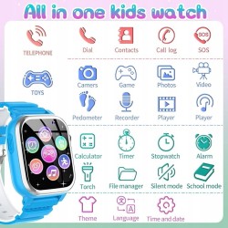 Outlet JUBUNRER Smartwatch dla Dzieci 1,44 Cale Gry, Aparat, Sos, Muzyka